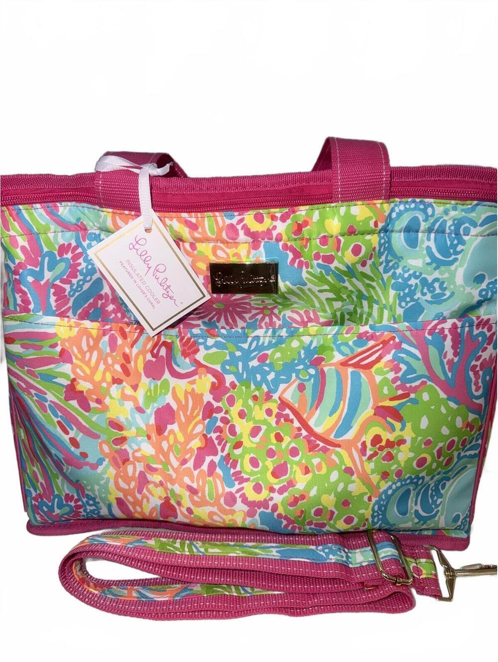 NWT Lilly Pulitzer Beach Cooler Tote Bag w/ Strap cod 27